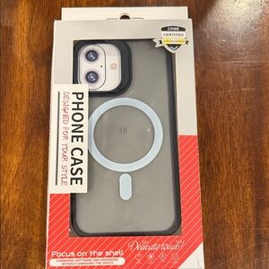 16 Black and white Smoked MagSafe iPhone Case.